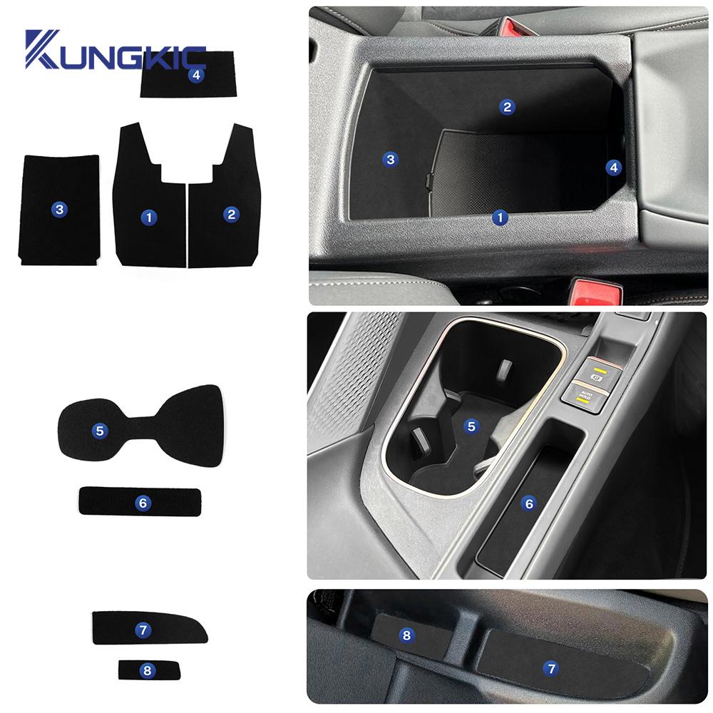 Top Suede For Cupra Terramar 2024 2025 2026 LHD RHD Car Front Rear Doors Map Pocket/Co-Pilot Toolbox Sticker Interior Trim