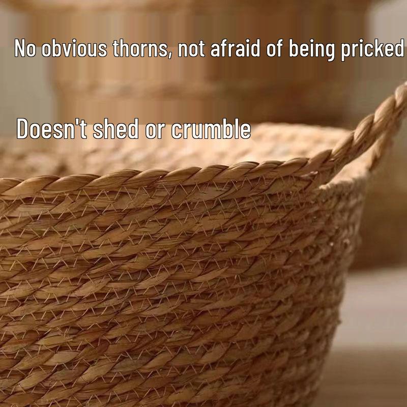 Cattail Woven Cat Bed: Summer Cooling Japanese Style, Scratch Pad, Pet Nest for All Seasons