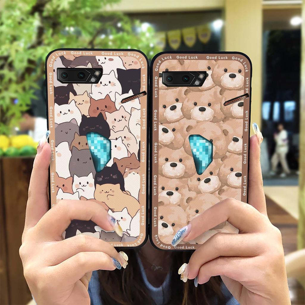 Dirt-resistant Fashion Design Phone Case For Asus ROG Phone II ZS660KL Soft Case Shockproof TPU Durable Cute Anti-dust