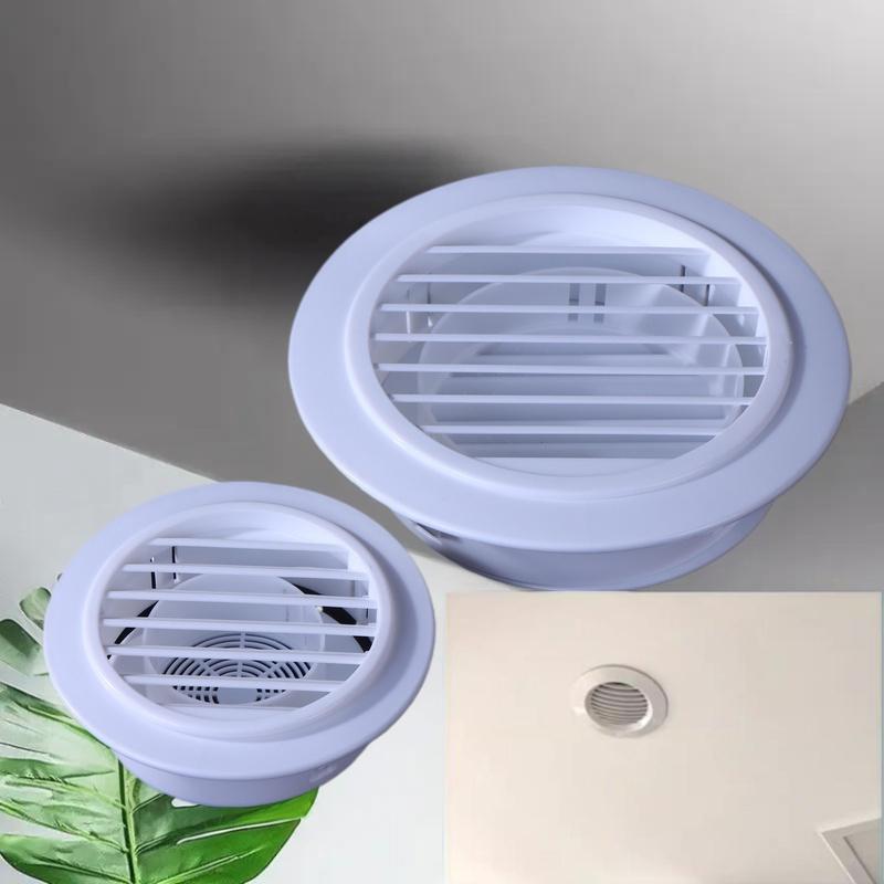 Kitchen Bathroom Air Ventilation Extract Valve Grill AC Hole Cover Dust Blocker Wall Ducting Decorative Lid