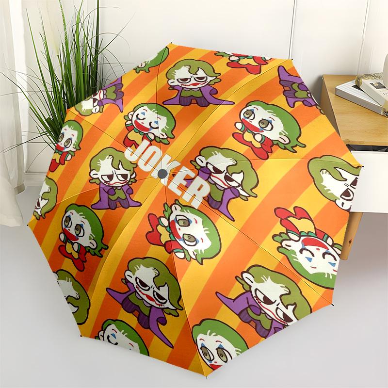

1pc Kawaii Joker Pattern Umbrella with Plastic Handle,Suitable for All Seasons Travel Outdoor Multi-functional UmbrellaDCS059