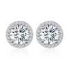 Orecchini Hip Hop Miami 5,0 mm 6,5 mm 8,0 mm Argento 925 Passano il Test Con Certificato GRA Orecchini in Moissanite D VVS1