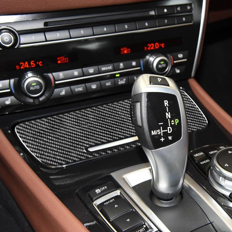 Carbon Fiber Car Accessories Interior Gear Shift Dashboard Window Lift Cover Stickers Trim For BMW F07 5 Series GT 2010-2017