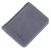 Men's Large Capacity Vertical Bi-fold Money Clip Wallet by Baellerry