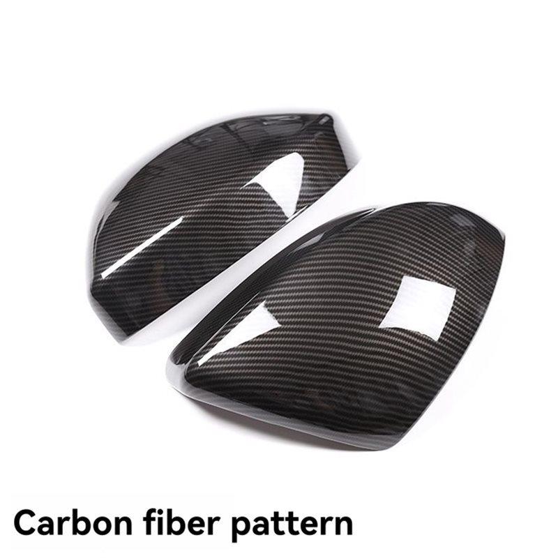 Car Rearview Mirror Cover Decoration Parts For Land Rover Range Rover Evoque Velar Jaguar F-Pace E-Pace 14- 22 Carbonfiber