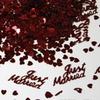 380 PCS/Bag JUST MARRIED Heart Shape Wedding Table Scatter Romantic Anniversary Engagement Celebration Wedding Decoration Party