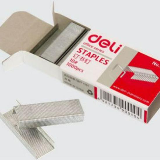 Deli No. 10 Graffette, 1000 Pezzi/Scatola – Perfette per Piccoli Cucitrici