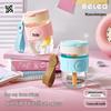 RELEA Aesthetic Glass Tumbler with Straw & Lanyard
