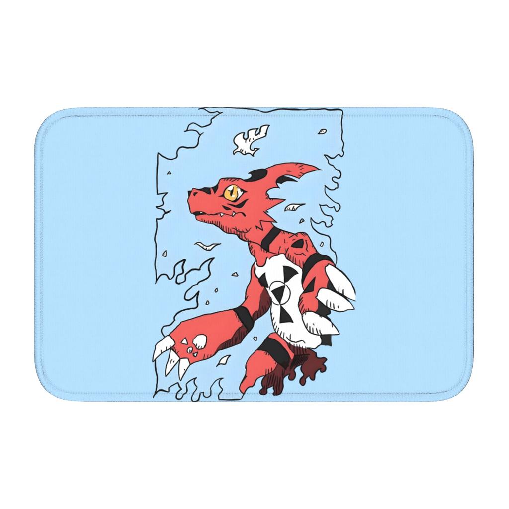 Digimons Adventure Anime Fußmatte Anti-Rutsch Bad Küche Willkommensmatte Toilettentür Boden Eingang Teppich Teppich Fußmatte