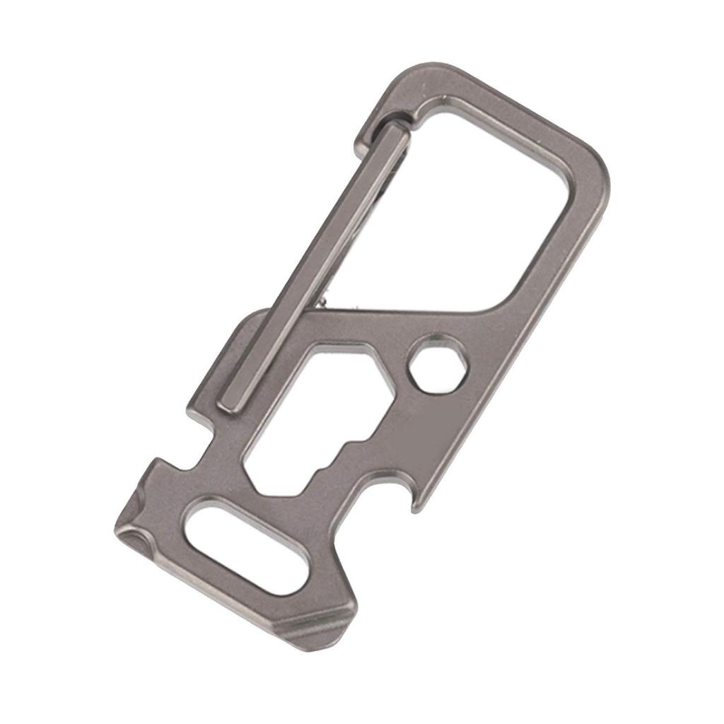 Multifunkční klíčenka slitina titanu venkovní proti ztrátě otvírák na láhve klíč na dráty jízdního kola dárek