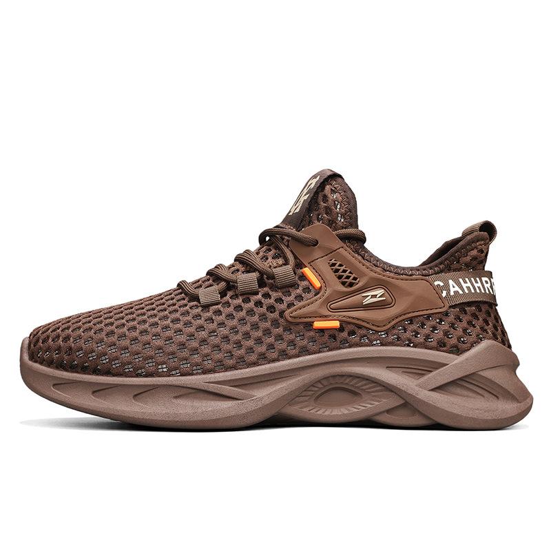 2025 summer new creek shoes wading shoes quick-drying large mesh hollow breathable mesh shoes men's comfortable sports shoes