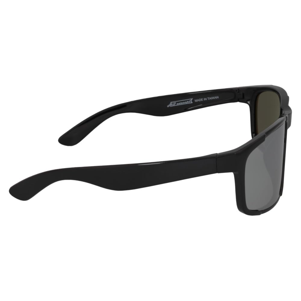 TAKAMIYA concept Polarized Large Wellington Mirror Lenses H.B Sunglasses, Style, Gray/Silver