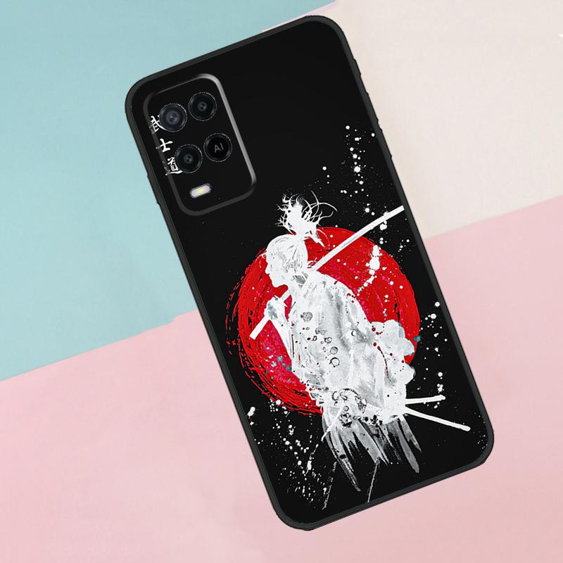 Japanese Bushido Samurai For Oppo A40 A60 A80 A18 A38 A58 A78 A98 A79 A16 A76 A96 A15 A74 A94 A54 A77 A17 Phone Case