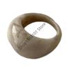 X6HE Smooth Glossy Resin Wide Band Ring With Design Comfortable Finger Accessory For Daily Wear And Special Occasions