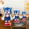Sonic Hedgehog Plush Toy With Short Pile Fabric For Kids And Collectors