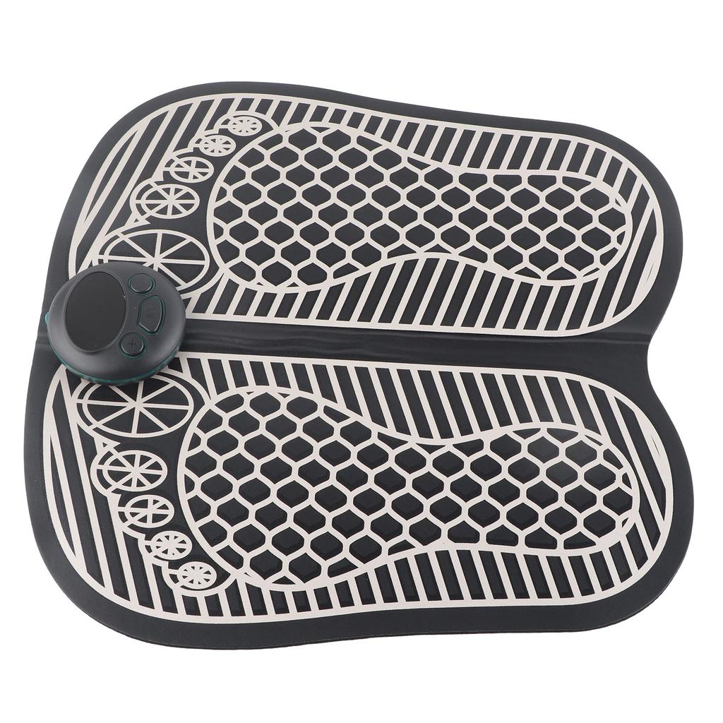 Foot Massager Mat USB Rechargeable 8 Modes 19 Strength Microcurrent Pulse Massage Pad