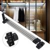 Movable Crossbar Clothes Hanger Top Mount Wardrobe Closet Rail Rod Cold Rolled Steel Hanging Clothes 250/300/350/400mm