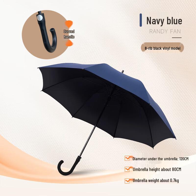 Reinforced Straight-Rod UV Protection Umbrella