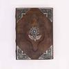 Handmade Leather Notebook Zinc Rose 200 Pages 26x18cm