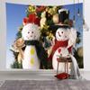 Christmas Tapestry Room Decor Fabric Backdrop Wall Hanging for Bedroom Popular Online Direct Machine Washable Polyester Modern