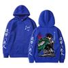 2026 Hot Sale Anime Attack On Titan Levi Ackerman Merch Hoodie Men Women Fashion Hip Hop Sweatshirt Trendy Streetwear for Daily Looks