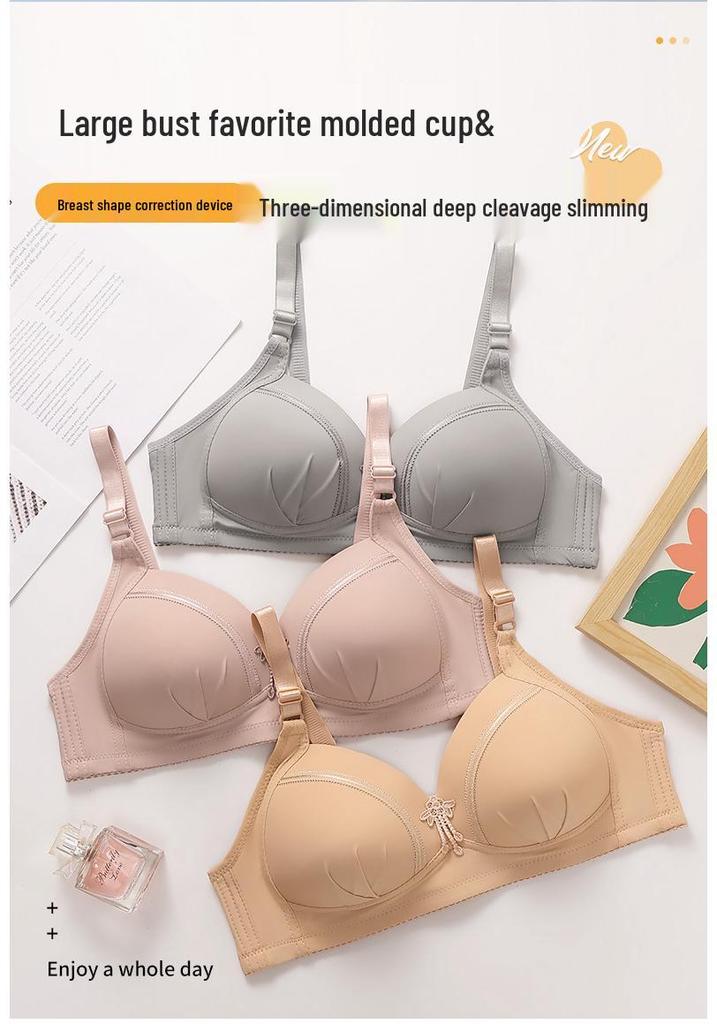 Cross-Border Plus Size Wireless Lifting Bra for Middle-Aged & Elderly Women
