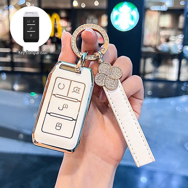 BYD Qin Fuel E1/E3, Old E2 Yuan Pro, New Energy High-End S2 Car Key Cover