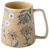 Flower Story Chinese Ancient Style Ceramic Mug Girls High Value Coffee Cup Large Capacity Water Cup Export