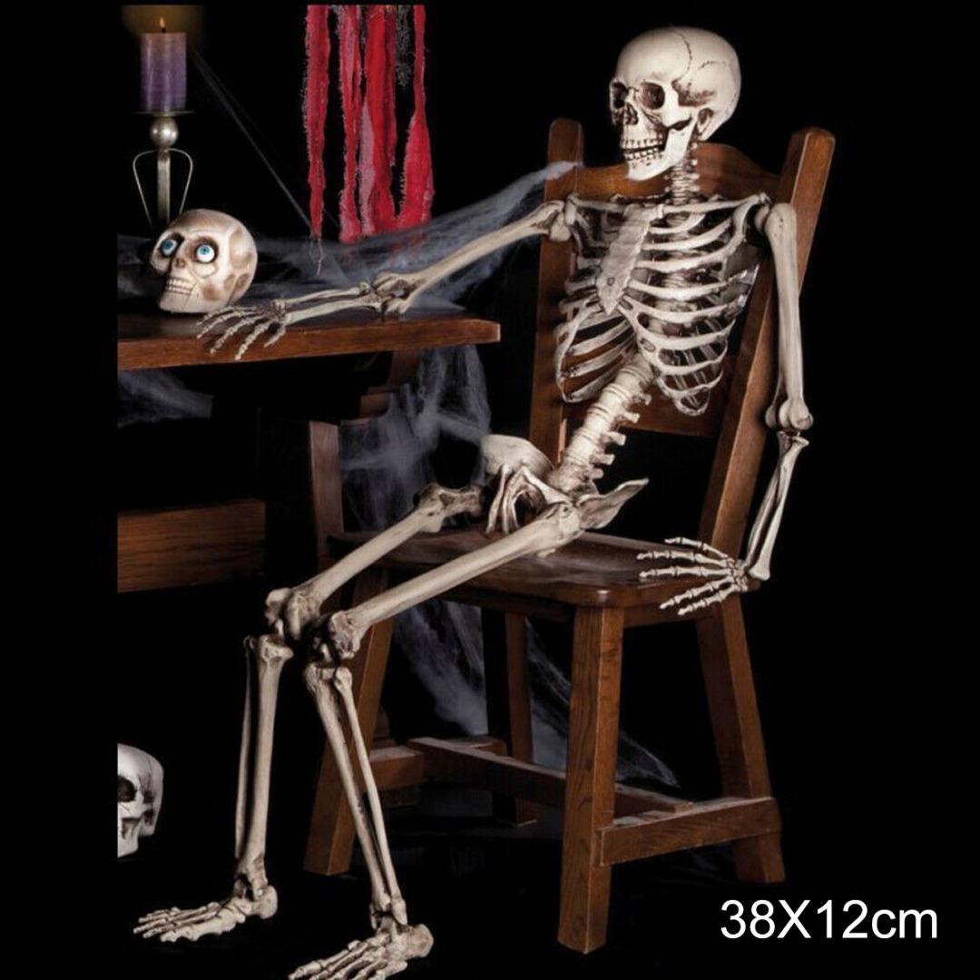 

Mayitr Хэллоуин Poseable человеческий скелет полная жизнь 38 см украшение для вечеринки реквизит
