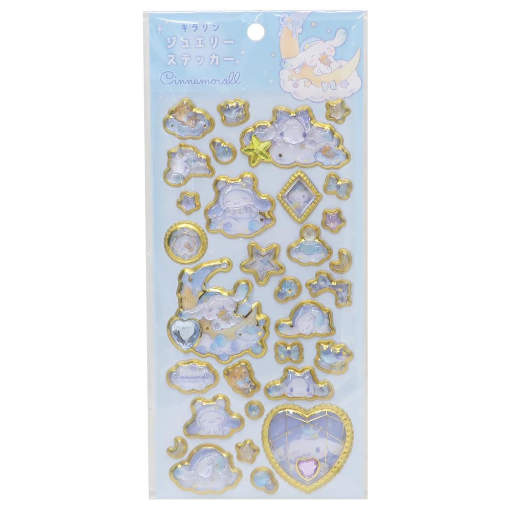 

Cinnamoroll Kirarin Jewelry Sticker Sanrio [Sticker Sheet]