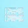 Thickened Acrylic Thickness Patchwork Ruler Thickness Ruler 5732 Patchwork Clothing Ruler, Mini Patchwork Ruler Sewing Patchwork