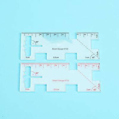 Verdickte Acryl-Dicke Patchwork-Lineal-Dicke-Lineal 5732 Patchwork-Kleidungslinieal, Mini-Patchwork-Lineal Nähen Patchwork