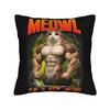 Funny Meowl I Can't Take it Anymore Cat Owl Pillowcase Double-sided Printing Cushion Cover Gift  Throw Pillow Case Cover
