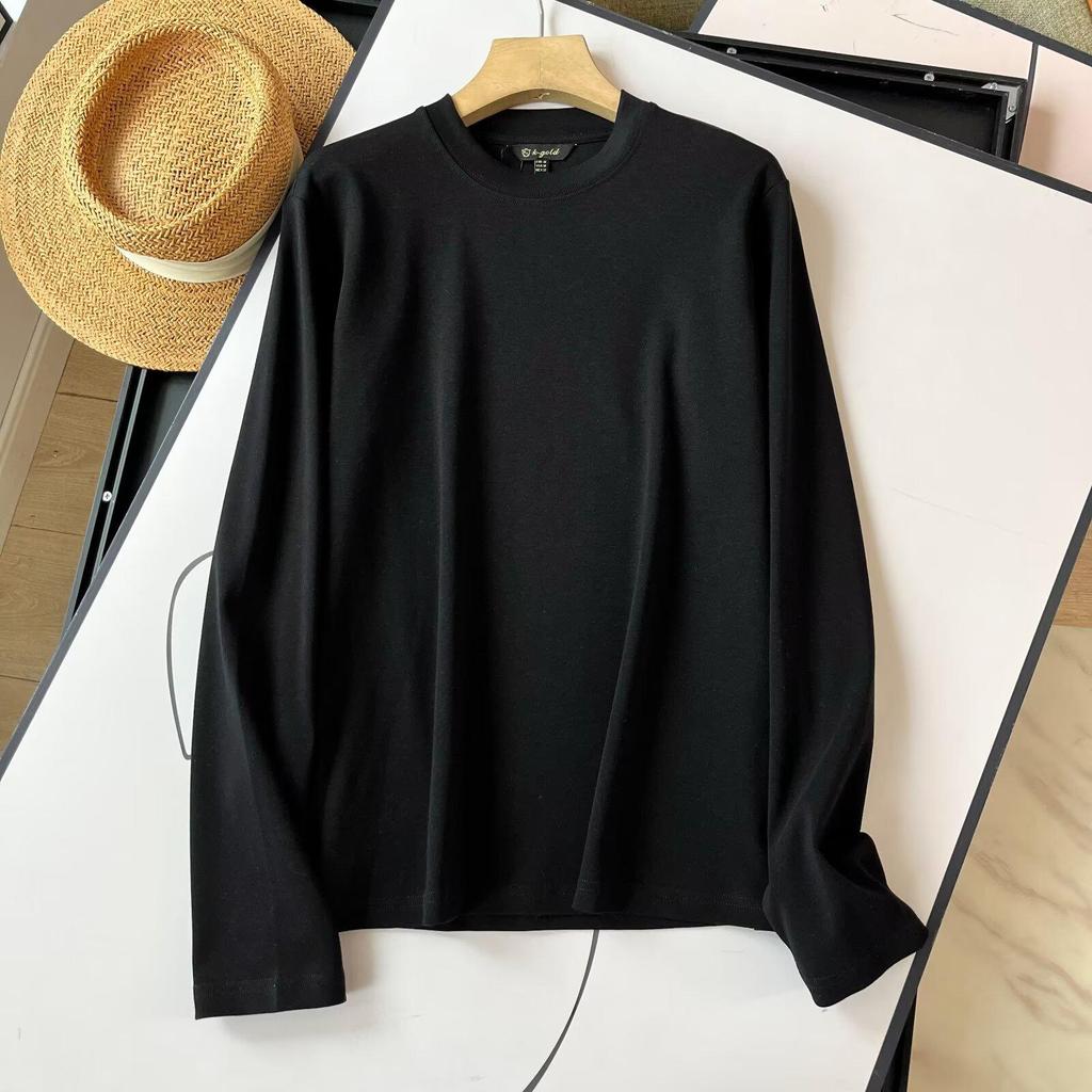 2025 Spring Women's Casual Loose Long-Sleeve T-Shirt: Versatile and Elegant