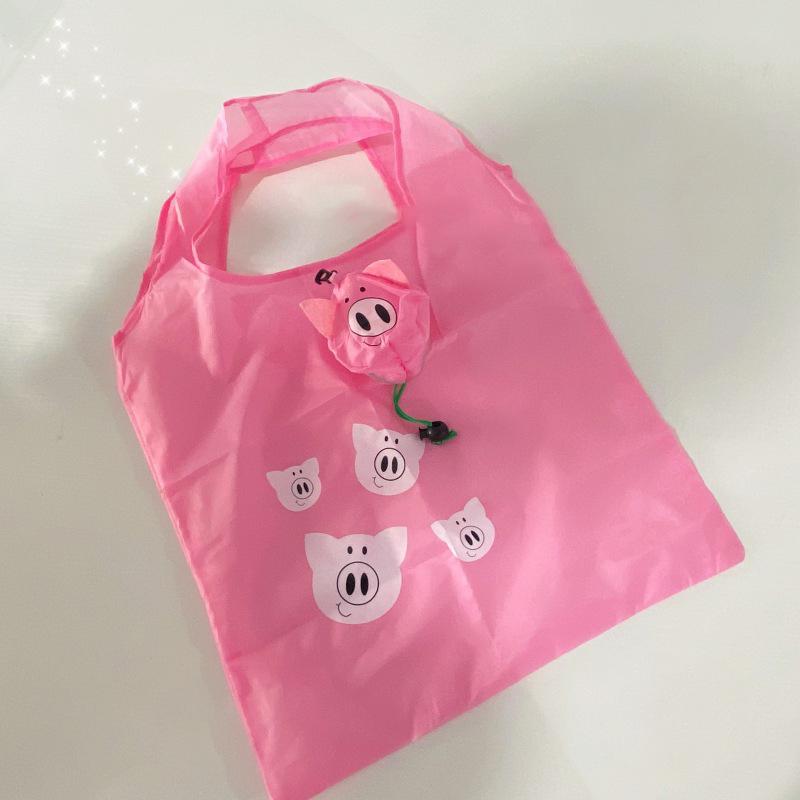 Cartoon Foldable Shopping Bag Portable Large Capacity Supermarket Eco-Friendly Bag