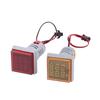 1Pc Mini Dual Display Voltmeter Ammeter AD16-22VAMS 220V Square LED Digital Ammeter Voltage Current Meter Voltammeter