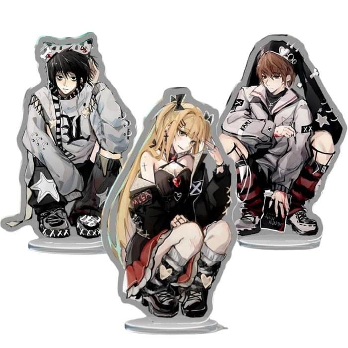 Death Note Acrylic Stand – Ryuk, Light Yagami, Misa Amane (3-Piece Set)