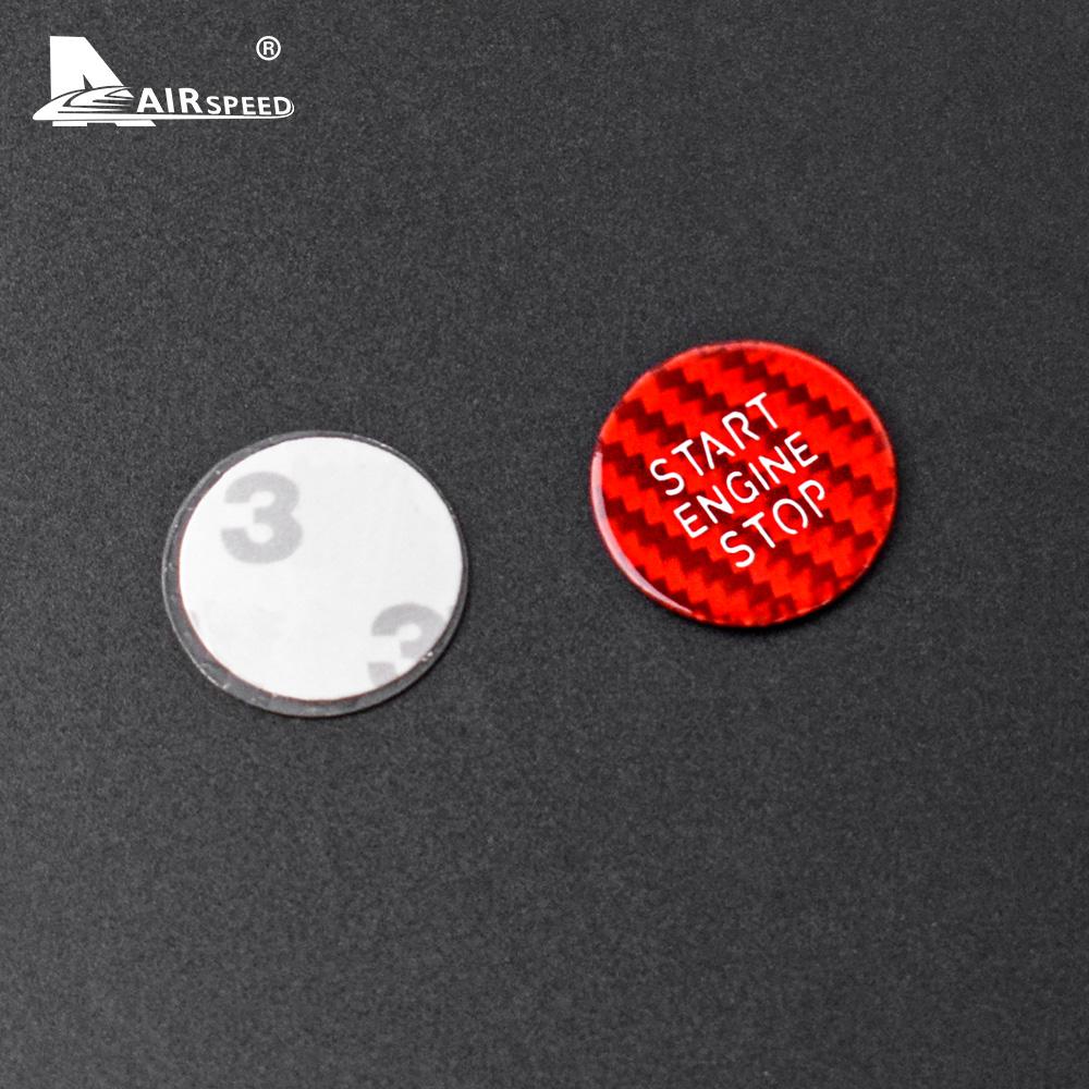 Carbon Fiber Engine Start Button Sticker for BMW X5 Z4 3 Series G20 G05 G07 G14 G15 G29