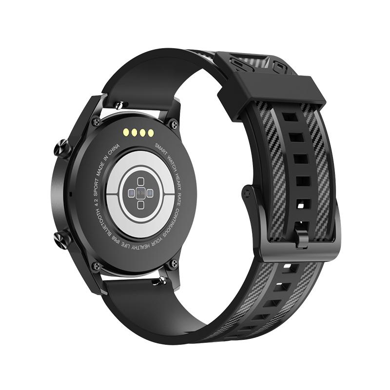 

22mm 20mm Band For Samsung Galaxy Watch 4/Classic/Huawei Watch 3/GT2 Carbon Business Sports Bracelet Wristband For Amazfit GTR 3 For other 20mm чёрный