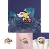 Adorable Japanese Anime Character Pin Cute Yellow Winged Mouse Brooch Accessory For All Ages