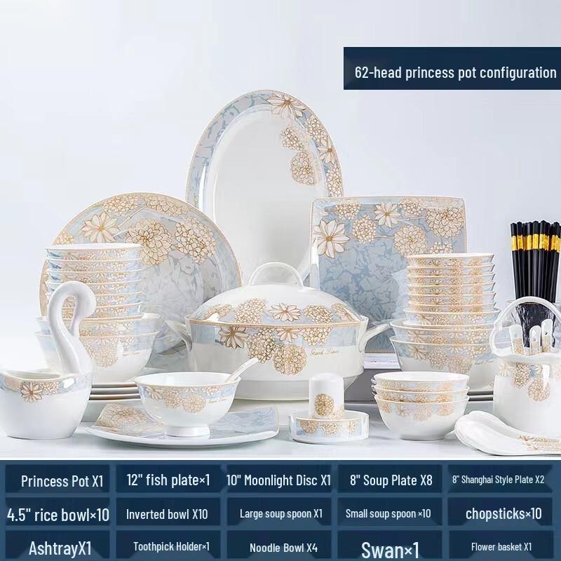 Jingdezhen 28 darabos skandináv kerámia étkészlet