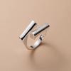BF CLUB 925 Sterling Rings for Women Fashion Geometric Handmade Irregular Gold StarRing Simple Fine Jelwery Party Christmas Gift