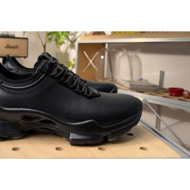 Womens Lightweight Comfortable Walking Sneakers With Cushioned Sole Breathable Leather Upper Flat Heel Daily Wear Light