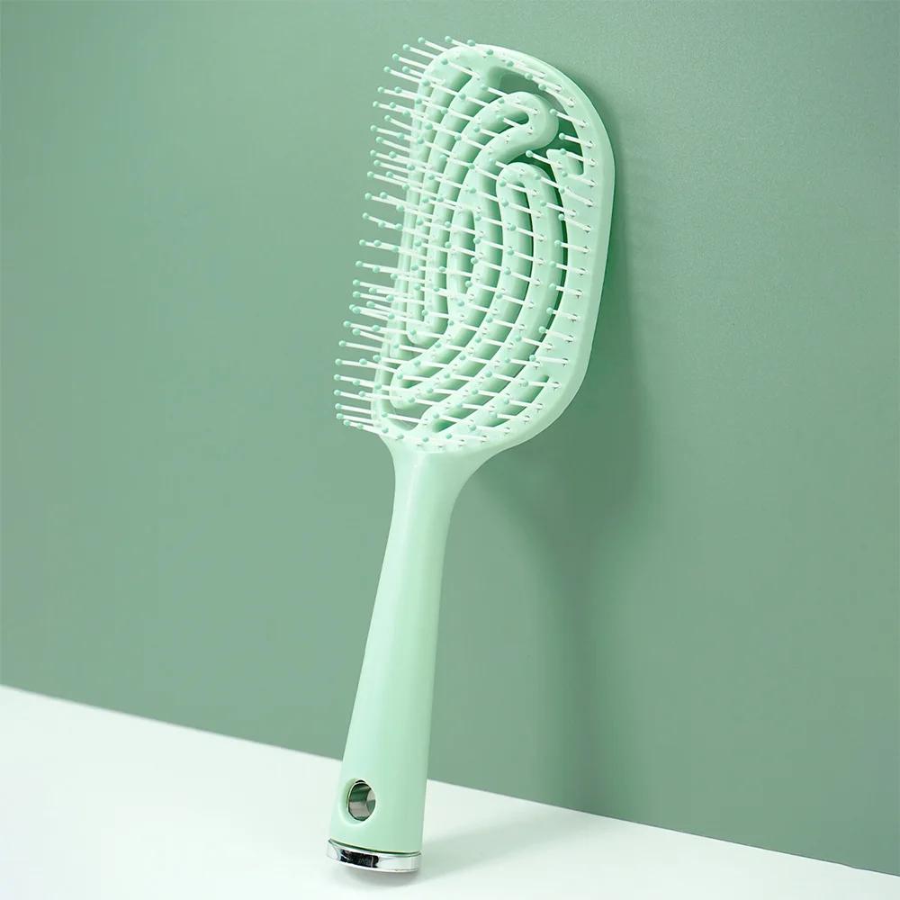 Hollow Out Hair Brush Anti-static Wet Dry Curly Detangler Hairbrush Anti Detangling HairBrush Women Hairdressing Styling Tools