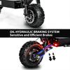 E5B Electric Scooter with Seat, 6000W Dual Motors, 60V 40AH Battery, 11" Tires, Top Speed 85 Km/h, Dual Hydraulic Shock Absorbers, Max Range 120km