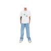 Li-Ning Star Print Casual Crew Neck T-Shirt Men Tops Off-White AHSU265-1