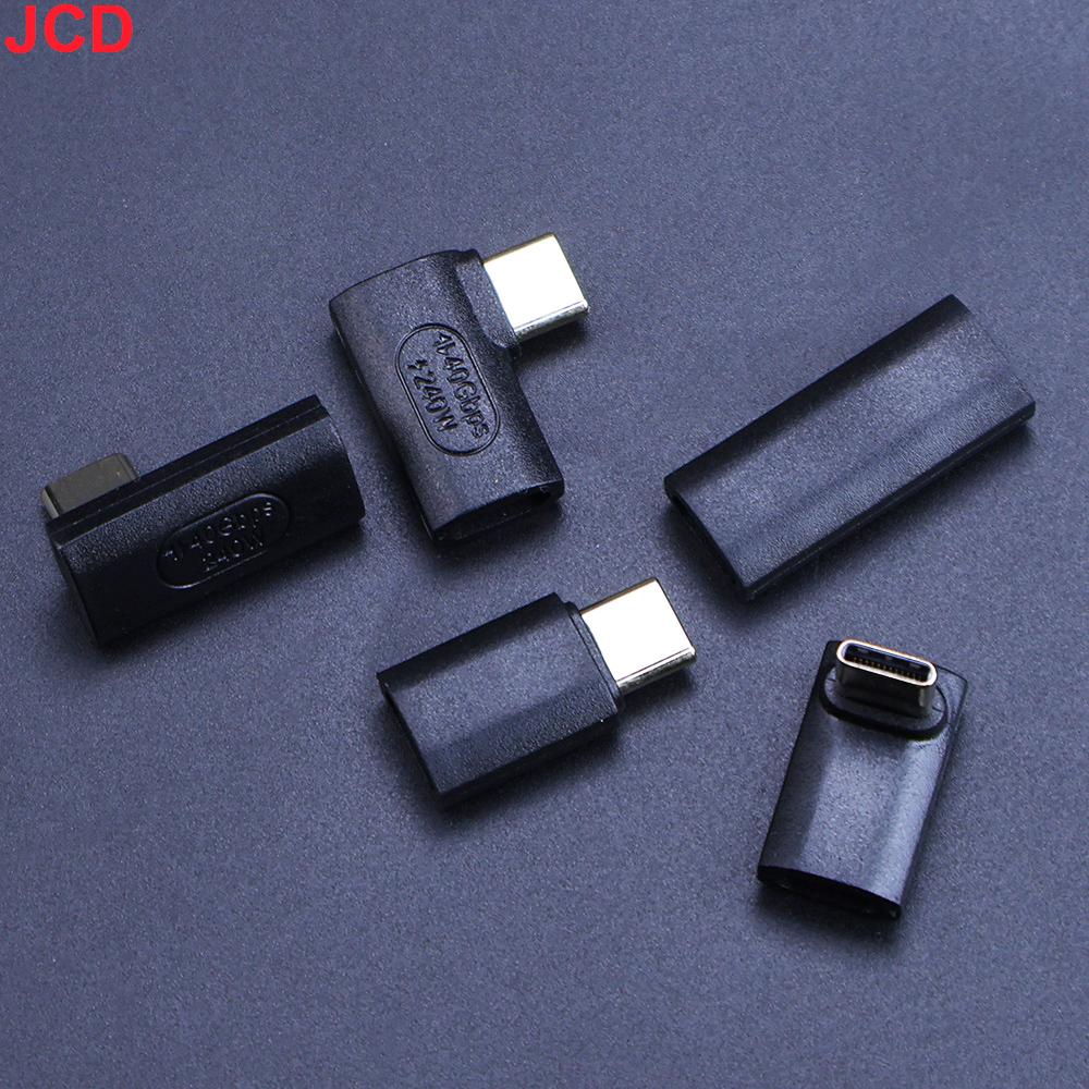 240W USB C Extender Adapter 90/180 Degree Type C Male to Female Extender OTG 40Gbps Fast Data Adapter Converter Charging Adapter