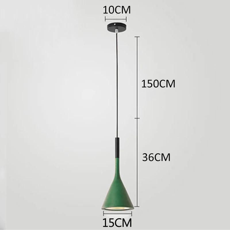Nordic Modern Led Pendant Lights Kitchen Bars Home Bedroom Dining Table Hanging Lamp Cafe Indoor Lighting Living Room Decoration