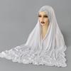 Diamond Modal Cotton Jersey Hijab Scarf For Women Stretch Shawl Plain Muslim Headband Fashion Solid Color Long Muffler 170*60Cm
