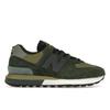 Stone Island X 574 Legacy Dark Green Unisex Sneakers Brown U574LGIL